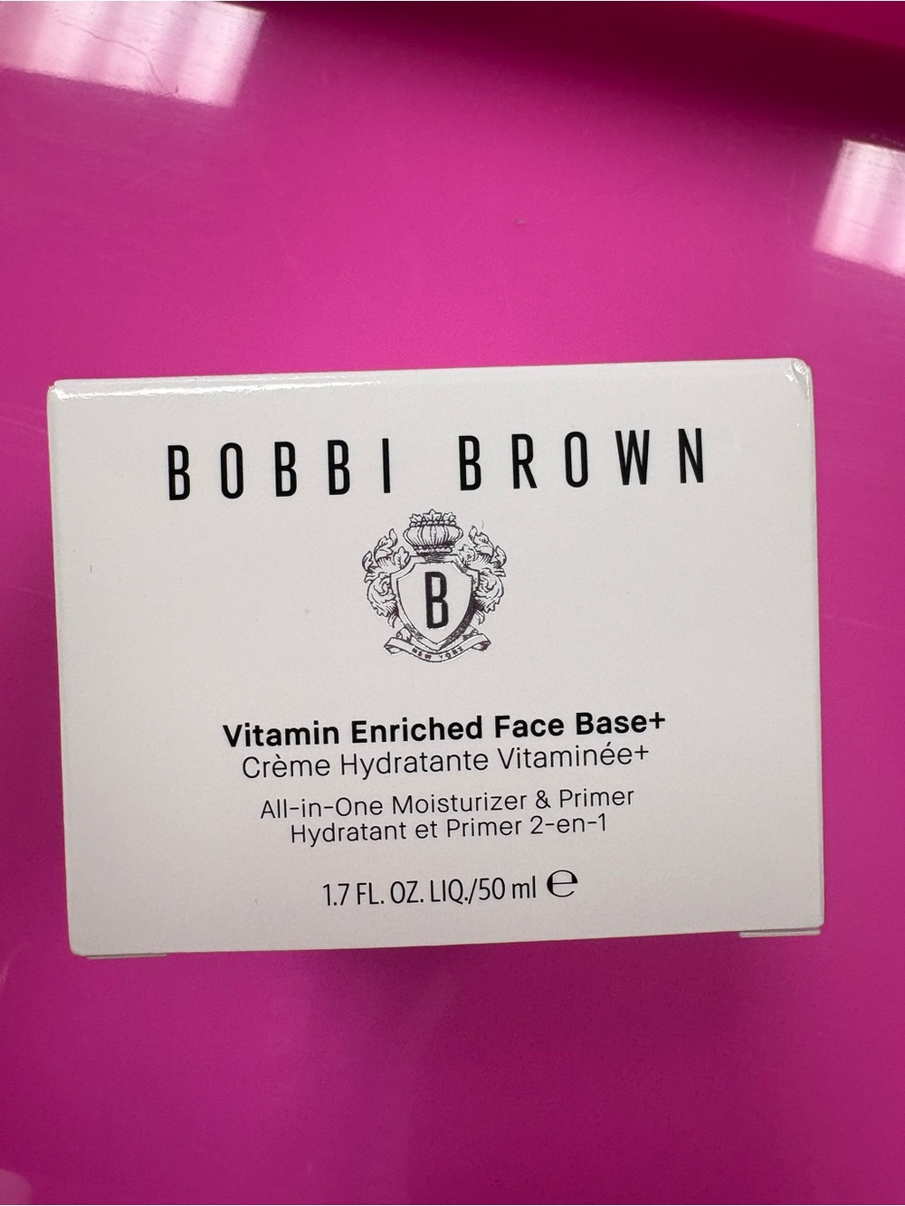 Bobbi Brown Moisturizing Primer - White with Pink Accent
